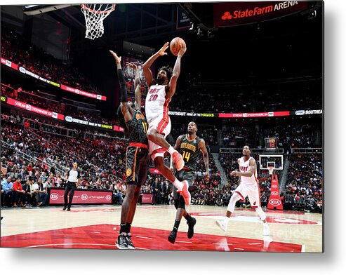 Atlanta Metal Print featuring the photograph Justise Winslow by Scott Cunningham