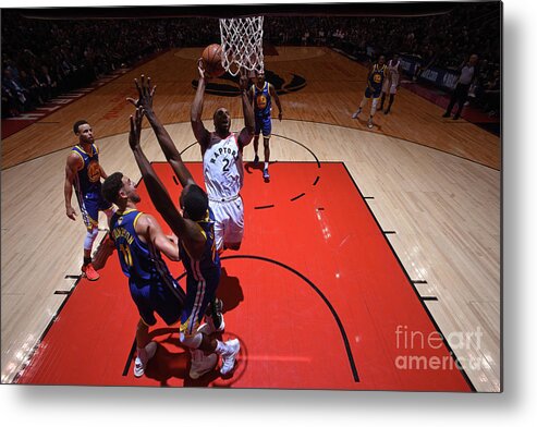 Kawhi Leonard Metal Print featuring the photograph Kawhi Leonard #1 by Garrett Ellwood