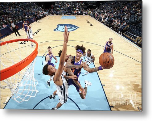 Nba Pro Basketball Metal Print featuring the photograph Kelly Oubre by Joe Murphy