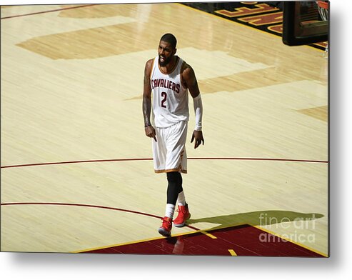 Playoffs Metal Print featuring the photograph Kyrie Irving by Garrett Ellwood