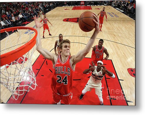 Lauri Markkanen Metal Print featuring the photograph Lauri Markkanen #1 by Gary Dineen