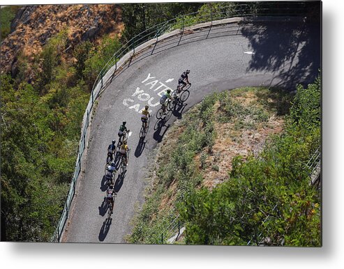 Sport Metal Print featuring the photograph Le Tour de France 2015 - Stage Eighteen #1 by Bryn Lennon