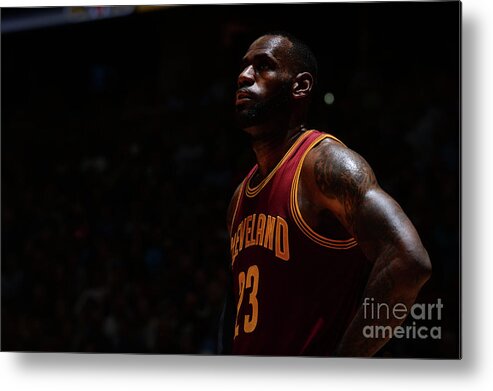 Lebron James Metal Print featuring the photograph Lebron James by Bart Young