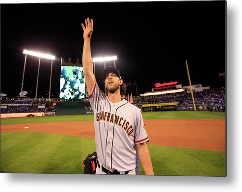 People Metal Print featuring the photograph Madison Bumgarner by Jamie Squire