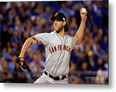 People Metal Print featuring the photograph Madison Bumgarner by Rob Carr