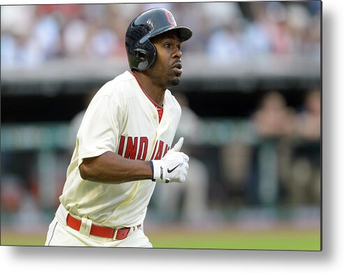 Michael Bourn Metal Print featuring the photograph Michael Bourn by Jason Miller