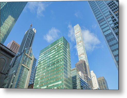 Midtown Manhattan Metal Print featuring the photograph Midtown Skyline by Cate Franklyn
