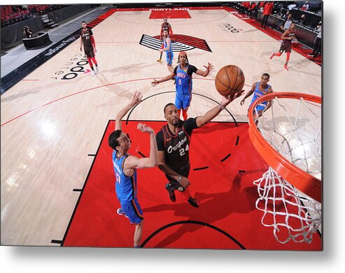 Nba Pro Basketball Metal Print featuring the photograph Norman Powell by Sam Forencich