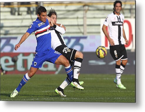 People Metal Print featuring the photograph Parma FC v UC Sampdoria - Serie A #1 by Marco Luzzani