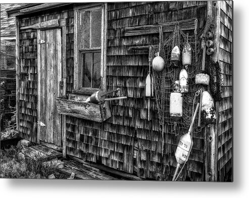 Motif No.1 Metal Print featuring the photograph Rockport Lobster Shack #2 by Susan Candelario