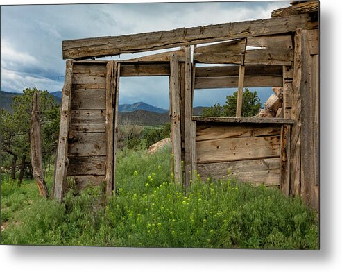 Rustic Metal Print featuring the photograph Rustic Framing #1 by Denise Bush