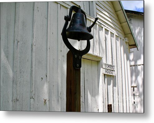 Old Metal Print featuring the photograph School House #1 by Flavia Westerwelle