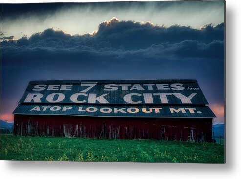 Tennessee Metal Print featuring the photograph See 7 States from Rock City #1 by Mountain Dreams
