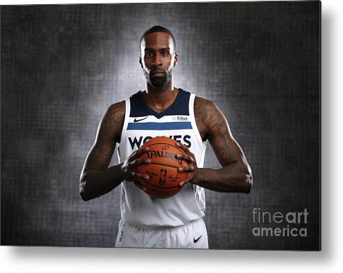 Media Day Metal Print featuring the photograph Shabazz Muhammad by David Sherman