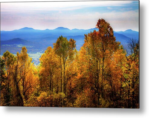 Color Metal Print featuring the photograph Shenandoah Valley -1 #2 by Alan Hausenflock
