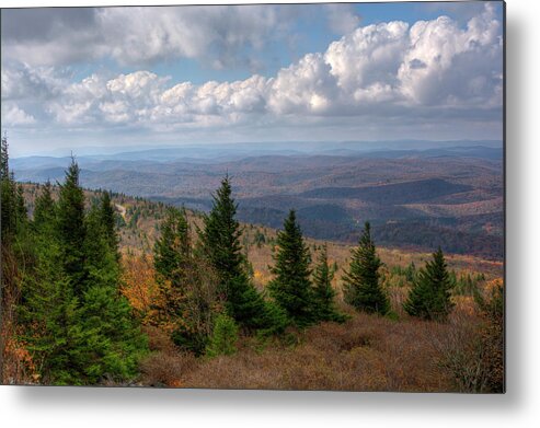 Spruce Metal Print featuring the photograph Spruce Knob Mountain West Virginia #2 by Carolyn Hutchins