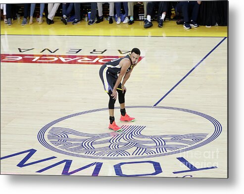 Stephen Curry Metal Print featuring the photograph Stephen Curry by Joe Murphy