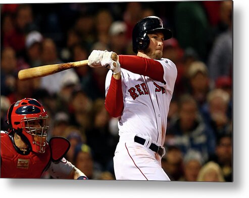 Playoffs Metal Print featuring the photograph Stephen Drew by Elsa