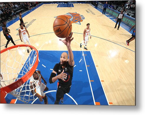 Playoffs Metal Print featuring the photograph Taj Gibson by Nathaniel S. Butler