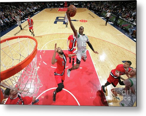 Nba Pro Basketball Metal Print featuring the photograph Terry Rozier by Ned Dishman