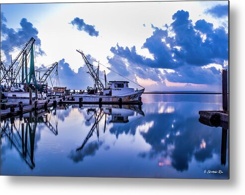 Blue Metal Print featuring the photograph The Blues #1 by Christopher Rice