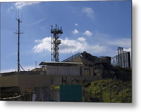 Security Metal Print featuring the photograph The Israel Lebanon Border #1 by Eddie Gerald