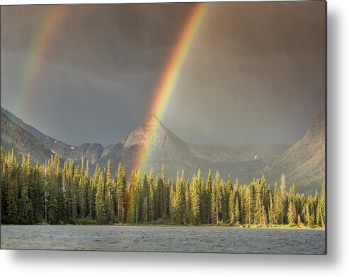 Scenics Metal Print featuring the photograph Two Medicine area of Glacier NP #1 by Russell Burden