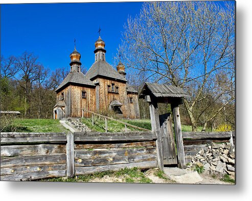 Ukraine Orthodox Christian Church History Metal Print featuring the photograph Ukraine #1 by Annamaria Frost