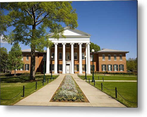 Education Metal Print featuring the photograph University of Mississippi Campus #1 by Wesley Hitt