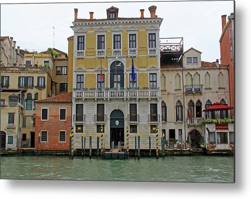 Venice Metal Print featuring the photograph Venice Italy Grand Canal #2 by Richard Krebs