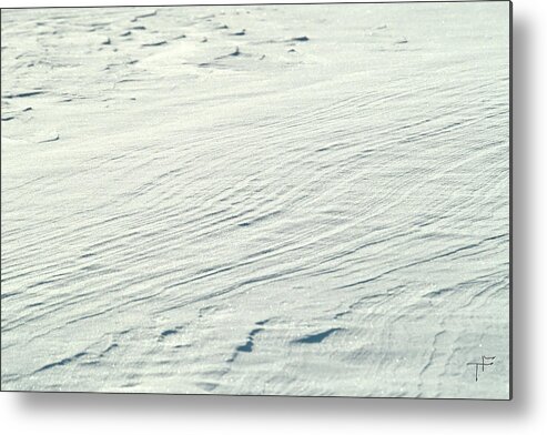 Snow Metal Print featuring the photograph Winter Abstract VII #1 by Theresa Fairchild