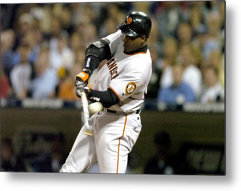 California Metal Print featuring the photograph Barry Bonds #10 by Kirby Lee