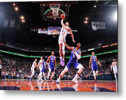 Devin Booker Metal Print featuring the photograph Devin Booker by Barry Gossage