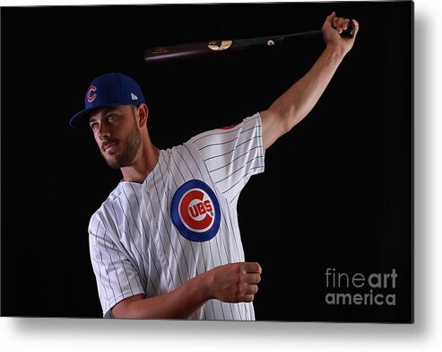 Media Day Metal Print featuring the photograph Kris Bryant by Gregory Shamus