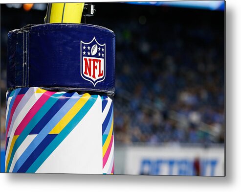 Detroit Metal Print featuring the photograph NFL: OCT 08 Panthers at Lions #10 by Icon Sportswire