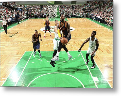 Lebron James Metal Print featuring the photograph Lebron James #103 by Nathaniel S. Butler