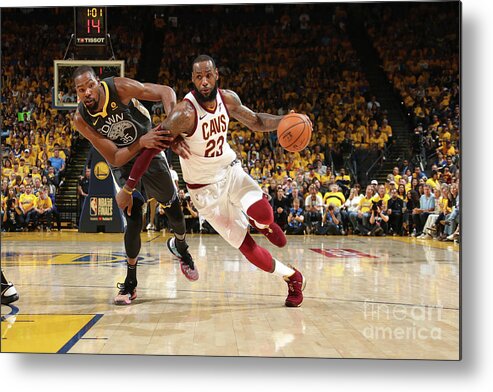 Lebron James Metal Print featuring the photograph Lebron James #104 by Nathaniel S. Butler