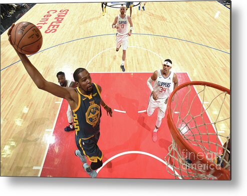 Kevin Durant Metal Print featuring the photograph Kevin Durant #11 by Andrew D. Bernstein