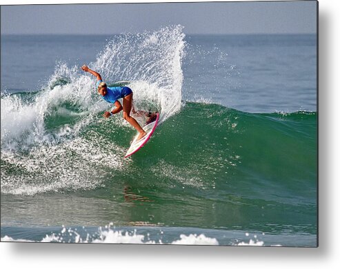 Surfers Metal Print featuring the photograph Sage Erickson #11 by Waterdancer
