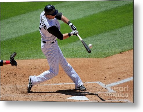 People Metal Print featuring the photograph Troy Tulowitzki by Doug Pensinger
