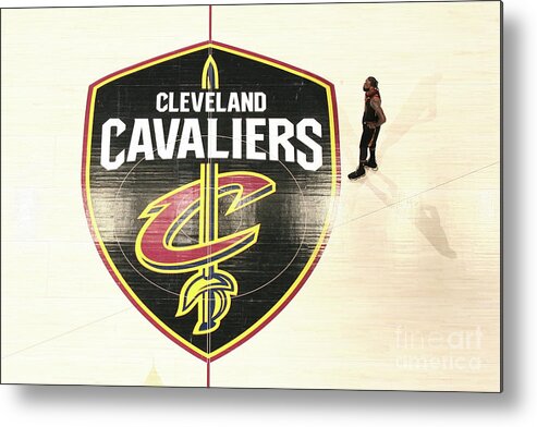 Lebron James Metal Print featuring the photograph Lebron James #112 by Nathaniel S. Butler