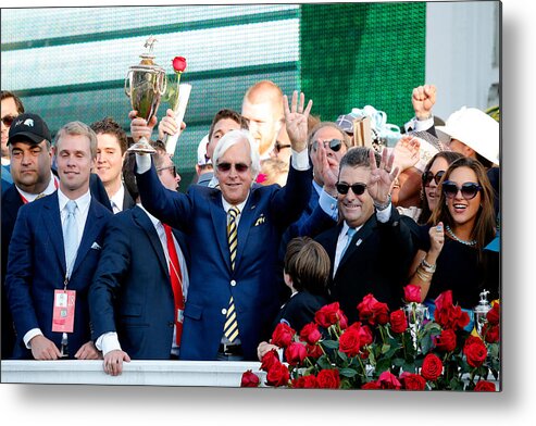 People Metal Print featuring the photograph 2015 Kentucky Derby #12 by Rob Carr