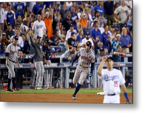 California Metal Print featuring the photograph George Springer #12 by Ezra Shaw
