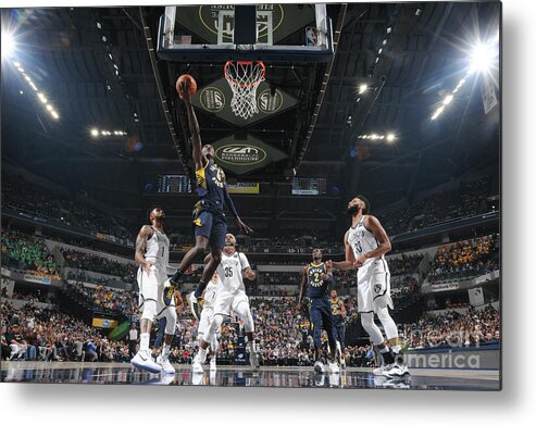 Nba Pro Basketball Metal Print featuring the photograph Victor Oladipo by Ron Hoskins