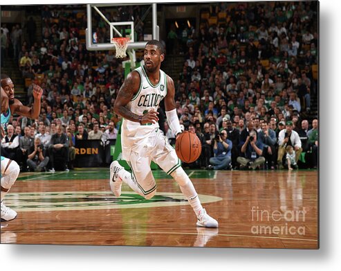 Kyrie Irving Metal Print featuring the photograph Kyrie Irving #14 by Brian Babineau