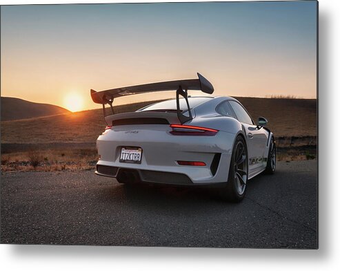 Cars Metal Print featuring the photograph #Porsche #GT3RS #Print #15 by ItzKirb Photography