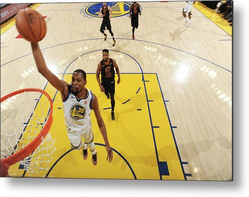 Kevin Durant Metal Print featuring the photograph Kevin Durant by Andrew D. Bernstein