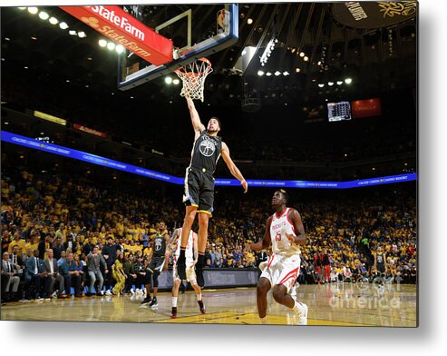 Playoffs Metal Print featuring the photograph Klay Thompson by Noah Graham
