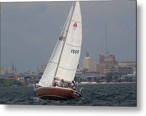  Metal Print featuring the photograph The race #186 by Jean Wolfrum