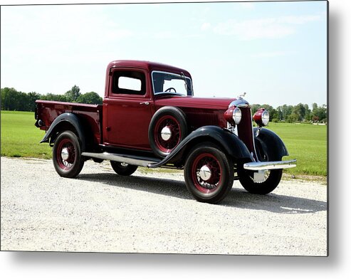 Dodge Truck Metal Print featuring the photograph 1934 Dodge Ram Truck by Lens Art Photography By Larry Trager